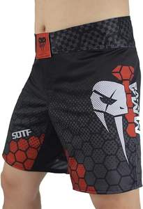 กางเกงขาสั้นผ้าไมโครสเตทช์กางเกงขาสั้น MMA ออกแบบโลโก้ได้ตามต้องการ - Product Image 2