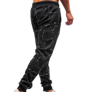 Pantalon de survêtement décontracté pour homme, taille élastique, poids lourd, sublimation, séchage rapide et écologique, design personnalisable - Product Image 3