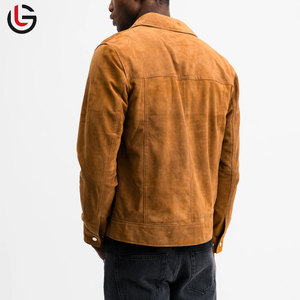 Premium Quality <b>Heavy</b>-<b>Duty</b> Industrial Safety Work Jacket Leather PU Leather Cotton Canvas Stand Collar Welding Workers Winter - Product Image 3