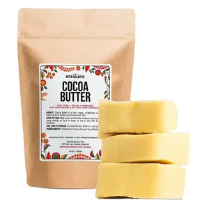 Beste Kwaliteit Ongeraffineerde Rauwe Cacaoboter 100% Theobroma Olie Van Biologische Cacaoboon Voor Het Maken Van Chocolade, Bodylotion, Room,