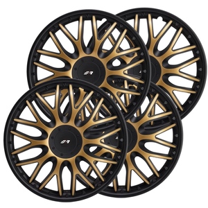 Kit de Tapacubos de 14 Pulgadas, Color Oro Negro - Product Image 1