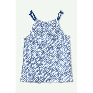 Camiseta sin mangas gráfica para hombre para niñas azul - Product Image 4