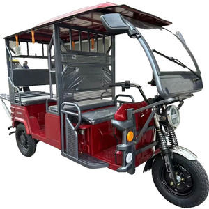 Mototaxi Eléctrico de 3 Ruedas de 1200W, >60V, 58Ah, con Carrocería Abierta, 2 Asientos, Certificado EEC, 400kg, en India - Product Image 2