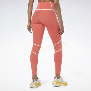Nouveau legging de sport slim personnalisé pour femmes vêtements de sport taille moyenne avec sangle réfléchissante vente en gros de legging pantalon - Product Image 4