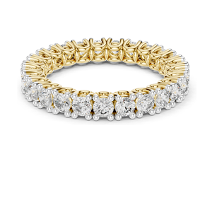 Bague éternelle en diamant de laboratoire 1,625 CT pour femmes, clarté VVS-VS EF, or 18 carats, 14 carats, 10 carats et argent 925, rose, jaune, blanc - Product Image 4