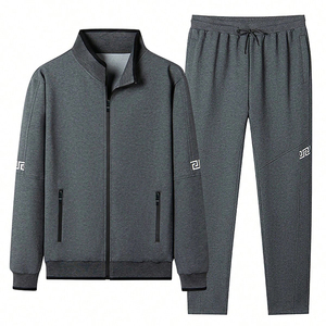 Conjunto Deportivo Personalizado con Logotipo, Conjuntos Deportivos para Hombre, Gimnasio, Fitness, Alta Calidad, Suaves, Pantalones Deportivos con Cierre Personalizados, Trajes Deportivos para Entrenamiento y Jogging - Product Image 1