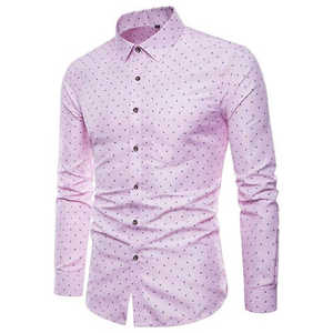 Dernier modèle de chemises respirantes pour hommes, chemise habillée de haute qualité pour hommes, en coton polaire, produit de vente en gros le mieux noté de High Street - Product Image 1