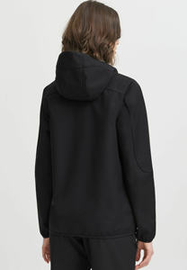 Veste Softshell NBosslyn noire pour femmes, logo personnalisé, prix d'usine, manches longues et coupe-vent, vestes de course en plein air, vente à chaud - Product Image 2