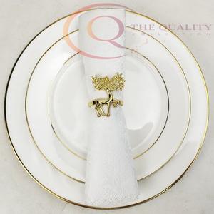 Anneaux de serviette décoratifs de luxe pour la mise en place de la table, adaptés aux événements spéciaux et à l'usage quotidien - Product Image 6