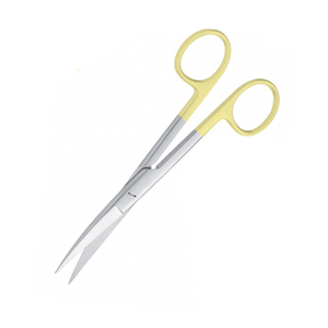 Tijera quirúrgica de alta calidad, borde romo TC, medio oro, tijeras de vendaje operativas, tijera de corte de puntada de acero inoxidable - Product Image 3