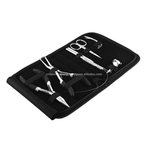 Kit d'outils d'extension de cheveux personnalisé comprenant un doigt de séparation et un outil de boucle de cheveux avec une pince pour enlever les micro perles de la meilleure qualité - Product Image 1