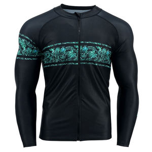Rashguard personnalisé de haute qualité Bjj Fight Wear manches longues pour hommes Rashguard Compression Sun Shirts - Product Image 5