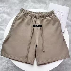 Short de sport 80% coton 20% polyester avec impression de logo personnalisé Short de jogging en éponge française pour hommes - Product Image 1