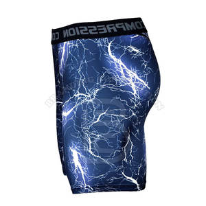 Short de compression pour hommes avec logo personnalisé le plus vendu Short d'entraînement en toile à taille élastique à vendre Style décontracté - Product Image 6