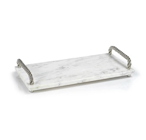 Plateau décoratif unique en marbre Stockage de nourriture de luxe de qualité supérieure Vente en gros décorative pour la maison et l'hôtel. - Product Image 1