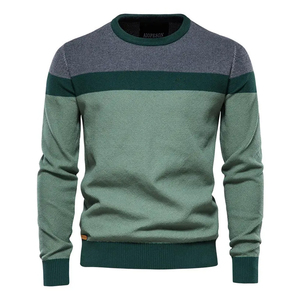 Venta al por mayor nueva moda logotipo personalizado pesado Premium cuello redondo para los hombres de manga larga pulóver Premium sudaderas uso para el invierno - Product Image 1