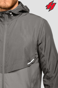 Ensemble de survêtement de sport d'hiver unisexe réfléchissant 2 pièces, veste à capuche zippée et pantalon imprimé 100% coton, style hip-hop, mode gym - Product Image 2