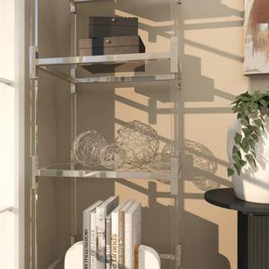 Objet de table en argent élégant Design artistique moderne Décor à la maison chic Pièce maîtresse élégante pour les espaces contemporains - Product Image 2