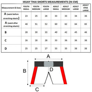 Pantalones cortos de Muai Thai negros personalizados de alta calidad con logotipos bordados y pretina elástica a la venta pantalones cortos de boxeo personalizados - Product Image 6