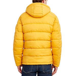 Chaqueta de burbuja personalizada con cremallera de la mejor calidad para hombre, chaqueta acolchada de talla grande para hombre, ropa de calle al por mayor, diseño con servicio OEM - Product Image 4