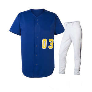 Maillot de baseball de haute qualité chemise de softball personnalisée à séchage rapide en gros vêtements d'équipe sportive unisexe vêtements d'entraînement pour hommes - Product Image 1