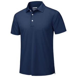 Polo de alta calidad al por mayor para ropa informal, Camisa de algodón 100%, polos transpirables de talla grande para hombre, logotipo personalizado - Product Image 2