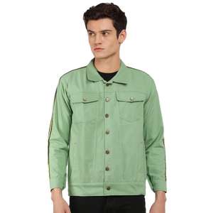 Veste pour homme en denim robuste et confortable de style rétro respirant à manches longues et durable pour homme - Product Image 3