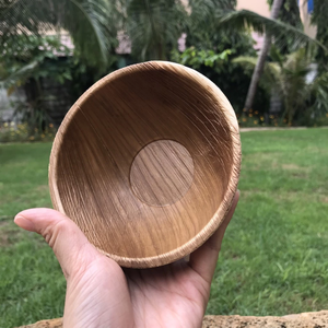 Bols en feuilles de palmier naturel pour soupes et salades, vaisselle jetable compostable, Vietnam - Product Image 4