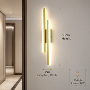 Modern Acrylic Led <b>Wall</b> <b>Light</b> 14W CCT Selectable Linear Design For Indoor Bedroom Living Room Corridor Hotel Villa - Product Image 4