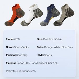 MTB Cycling Basketball Sports <strong>Socks</strong> for Men <strong>Copper</strong> Fiber Deodorant Antibacterial <strong>Sock</strong> Running Climbing Summer - Product Image 5