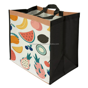 Sacs fourre-tout réutilisables avec logo personnalisé écologique PP et RPET tissé recyclables pour vêtements élégants, shopping ou cadeaux - Product Image 5