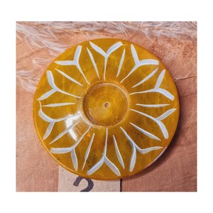 Soporte para Incienso de Piedra Jabonosa Tallado a Mano en India, Multicolor, de Primera Calidad, Quemador de Incienso Religioso 100% Natural para Uso Sagrado - Product Image 3