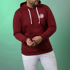 Sweat-shirts unisexes 100% en molleton de coton personnalisés de haute qualité, sweat à capuche uni de grande taille et épais pour femmes - Product Image 1