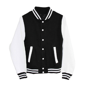 แจ็คเก็ตวาร์ซิตี้คุณภาพดีที่สุด กันแดด ผ้าฟลีซคุณภาพสูง แจ็คเก็ตเลตเตอร์แมนแบบกำหนดเอง แจ็คเก็ตบอมเบอร์วาร์ซิตี้ แจ็คเก็ตเบสบอล - Product Image 3