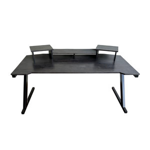 Industrial-Style Heavy Duty <b>Table</b> with Z-<b>Shaped</b> Iron Legs for Hospital and Home Use - Product Image 1