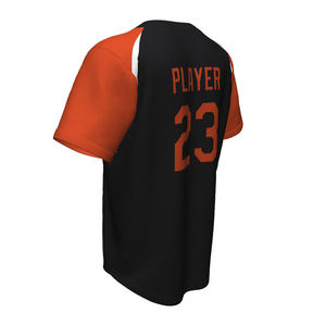 Camiseta de Béisbol Personalizada al por Mayor, Transpirable, Ligera, con Rayas, OEM, de Moda para Hombre, Sublimada y Bordada - Product Image 5