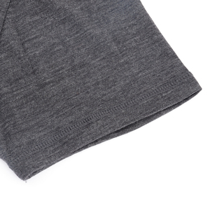 Polos de lana ligeros y antiolor para hombre, Polo de manga corta de lana de color sólido para hombre - Product Image 5