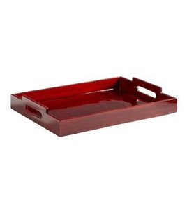 Plateau fait main en bois de qualité exclusive plateau de service au design unique pour table de restaurant plateau de service décoratif - Product Image 1