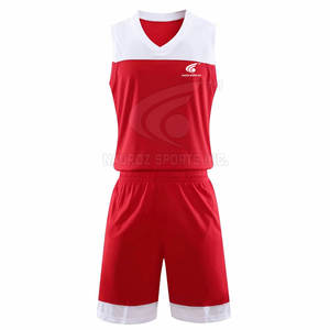 ชุดบาสเก็ตบอลแขนกุดโพลีเอสเตอร์100% นุ่มระบายอากาศได้ดีใส่สบายสำหรับผู้เล่นทุกคนมีโลโก้ตามสั่ง - Product Image 1