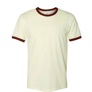 Port & Company Core Cotton Ringer Tee | Camiseta de producto para hombre Ringer Tee Color sólido Manga corta Classic Fit Tees - Product Image 4