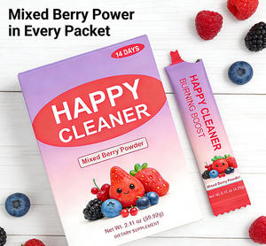 Suplementos Herbales en Polvo Happy Cleaner con Sabor a Sandía, Extracto de Frutas y Verduras para Acelerar el Metabolismo, Venta Caliente OEM - Product Image 2