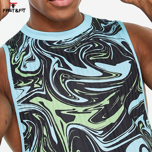 Camiseta sin mangas para hombre de la mejor oferta, ropa de verano hecha a medida, 100% algodón, transpirable y estilo informal - Product Image 6