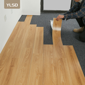 Planche de vinyle auto-adhésive/à coller de luxe de Chine Carreaux à peler et à coller de 2mm Revêtement de sol en vinyle PVC imperméable - Product Image 1