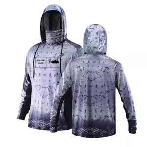 Jersey de pesca con logotipo personalizado, jersey de pesca de manga larga de poliéster impermeable, jersey de pesca sublimación, jersey de pesca OEM - Product Image 6