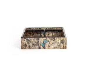 Recién llegado, servilletero de cerámica antiguo, Decoración de mesa de restaurante de Metal elegante para bodas - Product Image 1