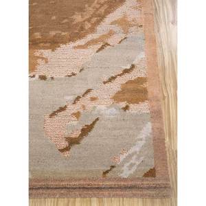 พรมขนสัตว์ถักมือขนาดใหญ่ลายนามธรรมสีเบจและสีน้ำตาลสำหรับตกแต่งห้องนั่งเล่นสำหรับวัยรุ่น-AIWL-3005 - Product Image 4