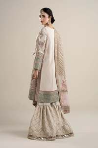 Lehenga Choli Anarkali de créateur, lourdement orné, en acrylique, style pakistanais, pour femme, tenue de soirée, mariage, cérémonie, occasion spéciale - Product Image 6