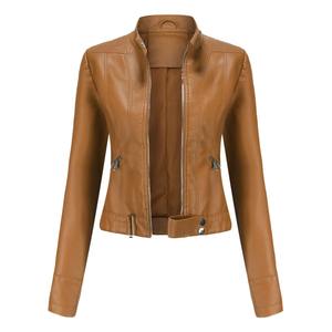 Vente en gros de vestes en cuir à manches longues pour femmes blouson d'hiver vêtements de fête et de travail décontractés veste d'extérieur habillée de voyage - Product Image 4