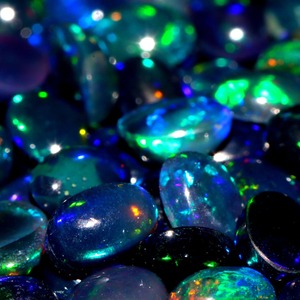 High Quality Ethiopian Black <b>Opal</b> Cabochon 6x8mm Oval Welo Fire Natural <b>Opal</b> Cabochons Lot Loose Gemstone For Jewelry Making - Product Image 5