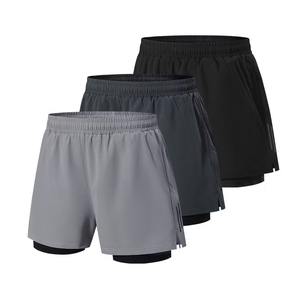 2025กางเกงขาสั้นสำหรับผู้ชายกางเกงขาสั้นระบายเหงื่อออกกำลังกายในยิมแบบออกแบบได้เองสำหรับฤดูร้อน - Product Image 3